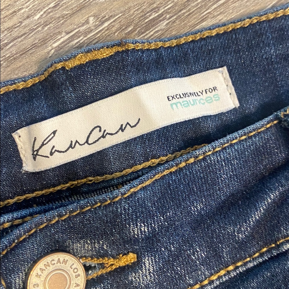 EUC KANCAN x MAURICES Stretch Denim Flares 32 - Picture 7 of 10